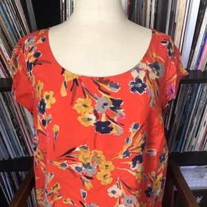 Beautiful Anthropologie Silk Blouse size 14